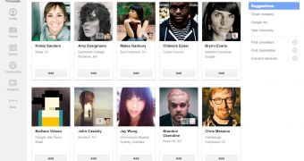 The new Find People feature in Google+