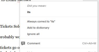 Google Docs Debuts a "Did You Mean" Grammar Checker