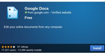 Google Docs is now available in the Chrome Web Store