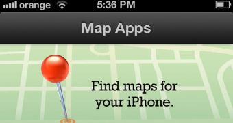 "Find maps for your iPhone" section (screenshot)
