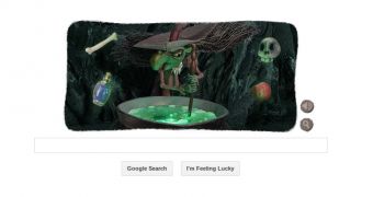 Google Doodle Stirs a Witch's Brew for Halloween