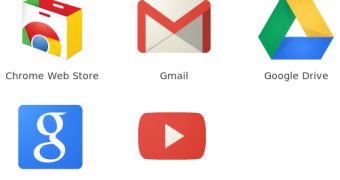 The default apps in Google Chrome