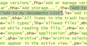 Google Drive mentions in Google Docs source code