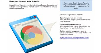Chrome Frame support for IE will end in January 2014
