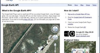 The Google Earth Browser Plugin in action