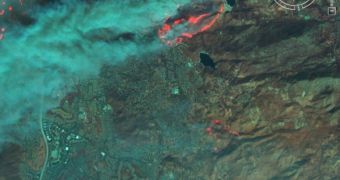 California Fires on Google Earth