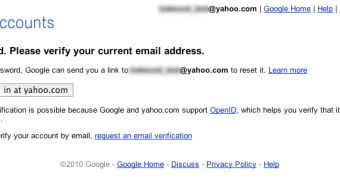 You can verify a Yahoo email using OpenID for Google