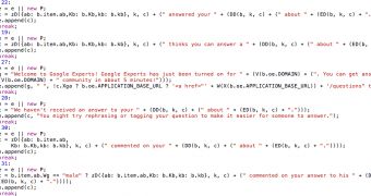 Google Experts referenced in Google+ source code