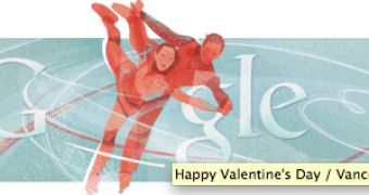 The 2-in-1 Valentines Day / Olympics Google Doodle