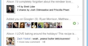 The new Google+ notifications box