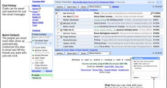 Gmail's interface