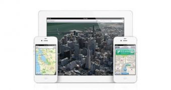 Apple iOS maps