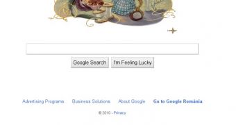 The Hans Christian Andersen doodle on the upcoming redesigned Google homepage