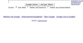 Google Germany homepage