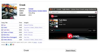 Google Music Search India