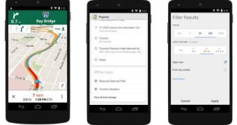 Maps for Android (screenshots)