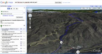 Draggable driving directions now available in Google Maps Earth View as well