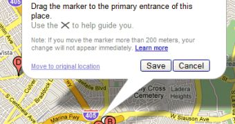 Google Maps: Move the Marker Yep, That's the Place
