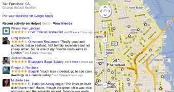Google Maps now integrates Hotpot activity