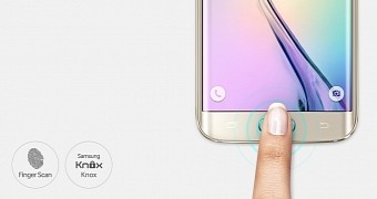 Samsung Galaxy S6 edge fingerprint scanner