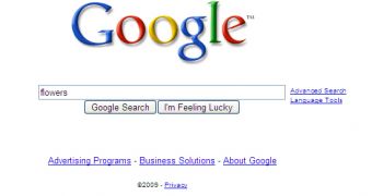 Google's old homepage