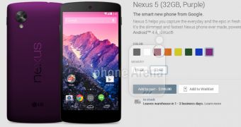 New Nexus 5 color versions spotted