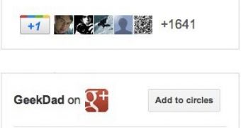 The new Google+ Pages badge