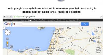 Google Palestine "hacked"