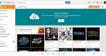 Google Play Music supports 50,000 songs