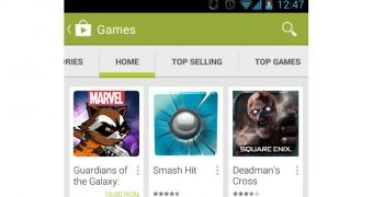 Google Play Store for Android with Material Design