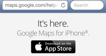 Google Maps banner iOS