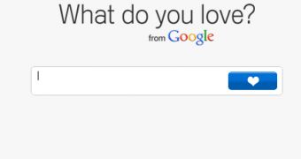 Google's "What do you love?"