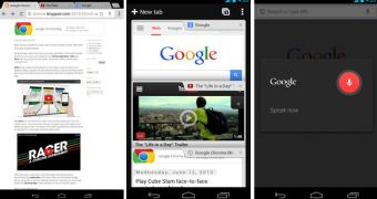 Chrome for Android (screenshots)