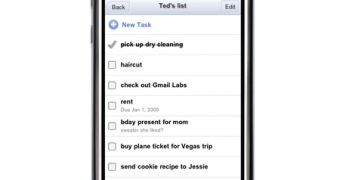 Google releases Gmail Tasks for mobile phones