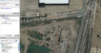 Katrina images in Google Earth