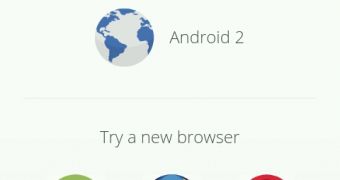 The site works well with the default Android browser