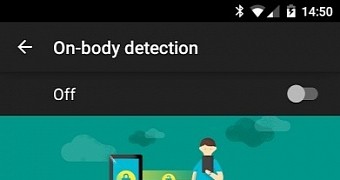 On-Body Detection feat spotted on Nexus 4