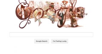 Google Runs Victorian London Doodle for Dickens' Birthday