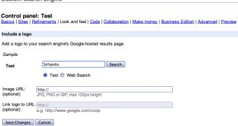 Google Custom Search configuration