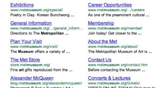 Bigger sitelinks in Google Search