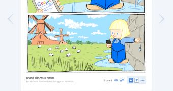 Google Search Is Holding a Cartoon Caption Challenge, Completely Unrelated to Christmas