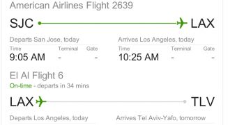 Find your flights in Google Search