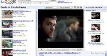 Users can view their favorite videos while searching for other videos on Google Video