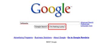 Google's 'I'm feeling lucky' button