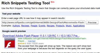 Google's microformat testing tool