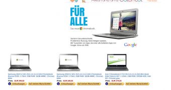 The Chromebook is sold in Germany now