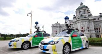 Google Street View cars in Thailand