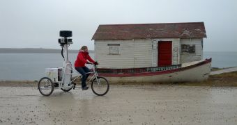 The Street View trike in the Canadian north