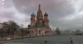 Google Street View welcomes Russia