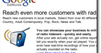 The Audio Ads page